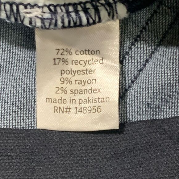 Sonoma Womens‎ Size 6 Maternity Denim Jeans Blue Dark Wash Straight Leg NWT - Picture 4 of 8